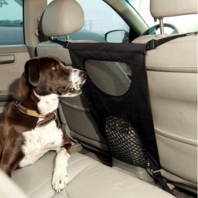 Car Rear Seat Pet Guardrail for Safer Dog Travel