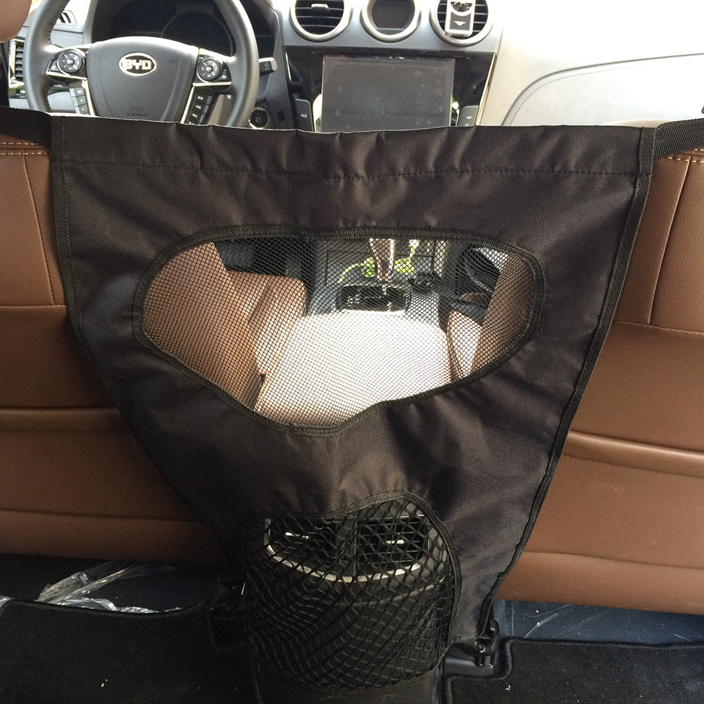 Car Rear Seat Pet Guardrail for Safer Dog Travel